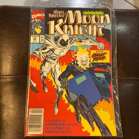 Marc Spector Moon Night # 25- 1990- Marvel Comics - Picture 1 of 3